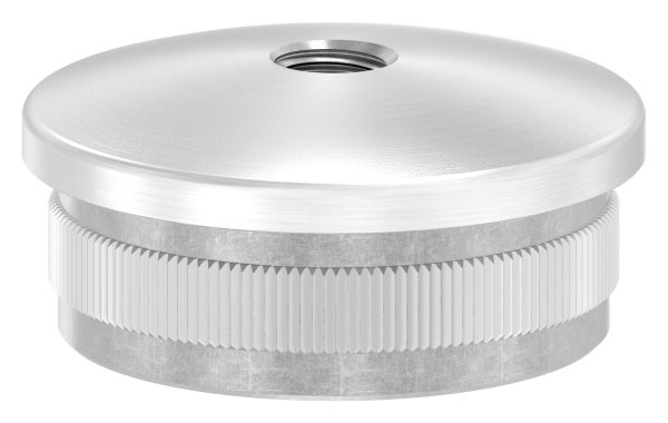 Rohrstopfen fuer Ø 42-4x2-0 mm leicht gewoelbt mit M8 zum Einschlagen V2A-11-5231.4