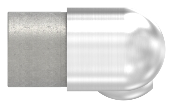 Pièce d'articulation gauche, pour tube 42,4 x 2,0mm, V2A