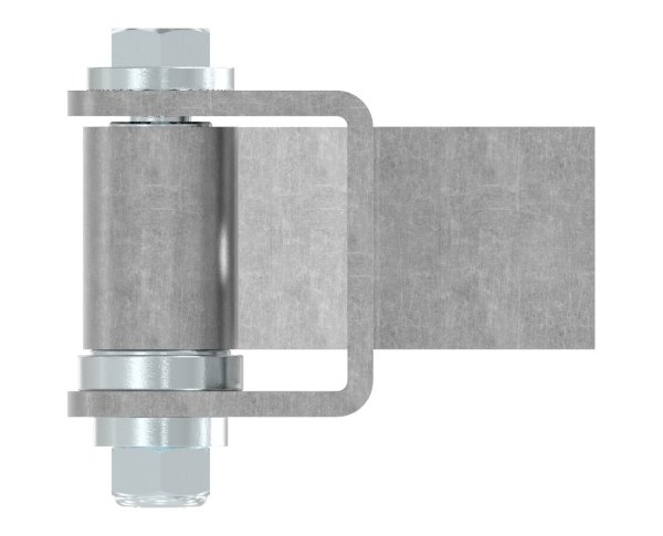 Charnière de portail | réglable | à souder sur (petit) | acier (brut) S235JR