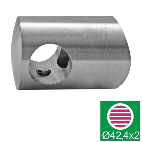 Fuellstabhalter Edelstahl AISI 316 fuer Fuellung Ø 16 mm Pfosten Ø 42-4 mm Neigung einstellbar-89-11A140840042-A.4