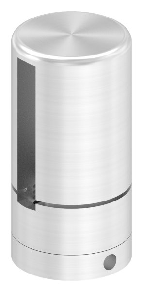 Support de base Brenk pour barres plates 40 x 6mm, ALU