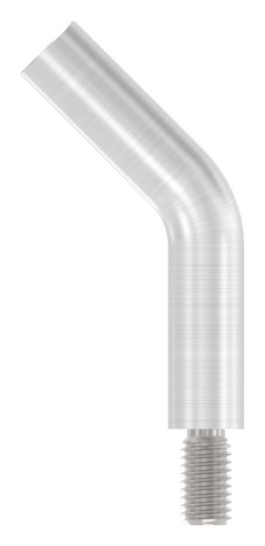 Goupille | coudée à 135° | dimensions : 60x12 mm | filetage : M8x15 mm | à souder sur | V2A