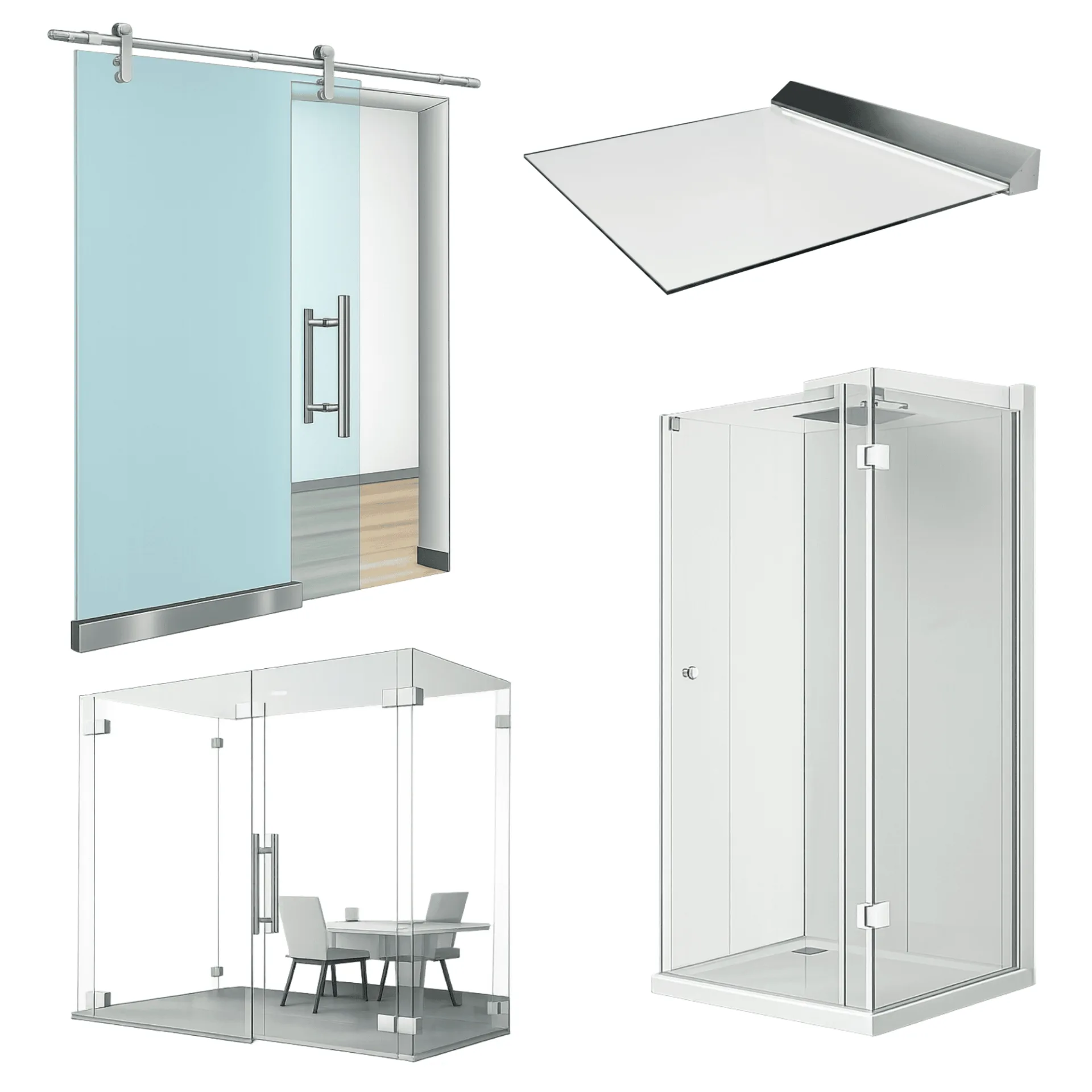 Systèmes de vitrage et de portes