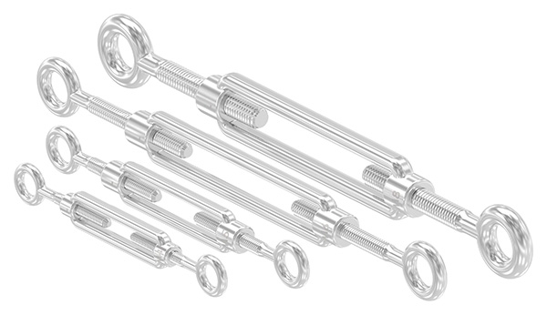 Spannschloss - M5 - Oese-Oese - mit Links-Rechtsgewinde - V4A-11-2897.1