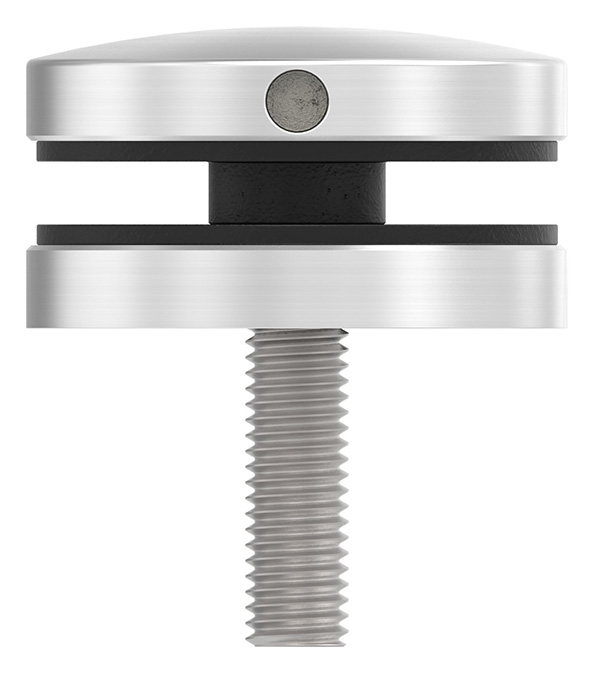 Glaspunkthalter Ø 52 mm- V2A- Anschluss- Flach -mit abP-10-5100.4