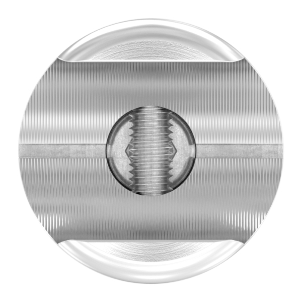 Halter fuer rundes Klemmprofil 21-3mm Anschluss- 42-4mm- V2A-88-1155353-240.42