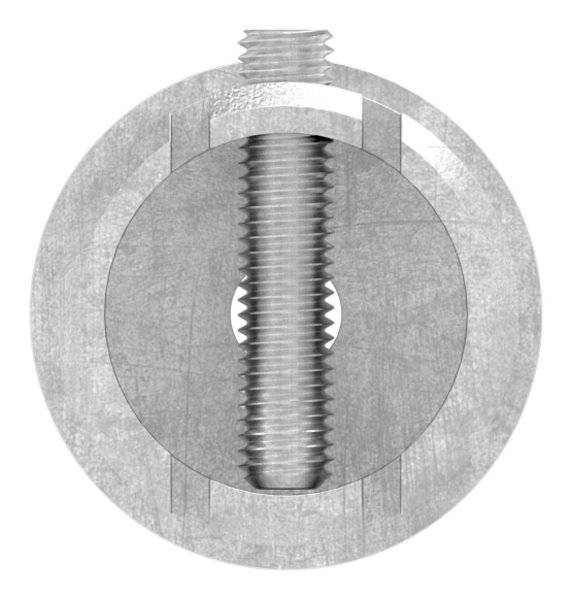 Pièce de raccordement 90° pour tube rond Ø 42.4x2.0 mm V2A