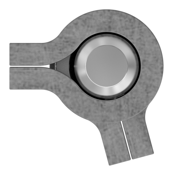 Sangle à souder | 2 pièces | Capacité de charge : 150kg | Acier S235JR, brut