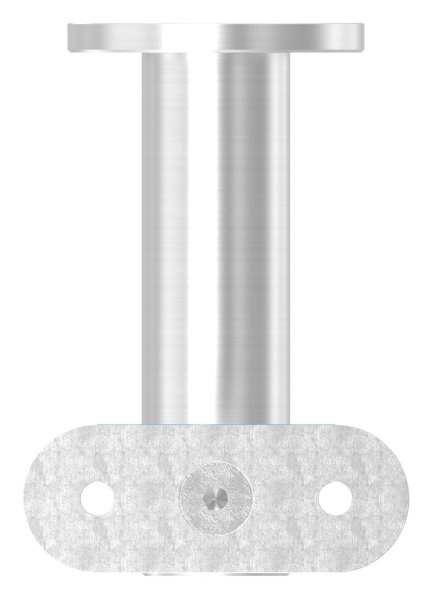 Handlaufhalter V2A Wandabstand 80 mm flache Anschlussplatte-11-2064.4
