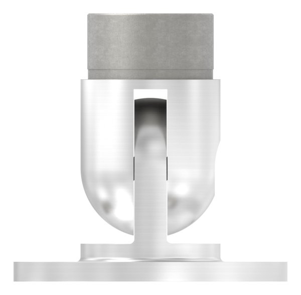 Support mural flexible, pour tube rond Ø 42.4x2.0 mm V4A