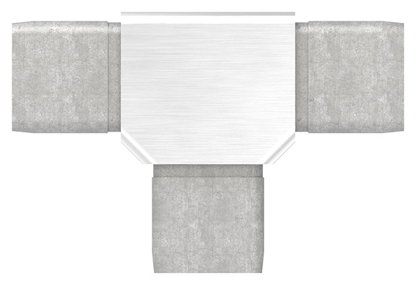 Connecteur pour tube 30x30x2mm, V4A