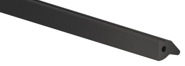 Vordach Montage-Set Aluminium Gummi fuer Glas 17-52 mm L 2405 mm eleganza canopy-88-11VDE-GU-2400.17