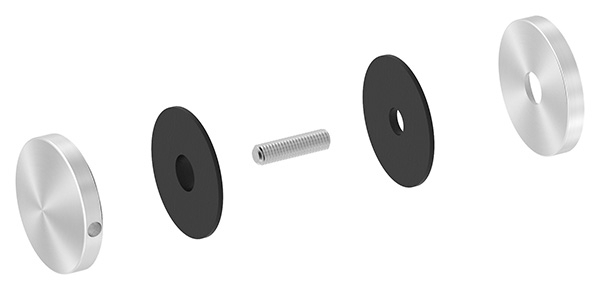 Partie supérieure et inférieure Ø 52mm pour porte-brenk, ALU