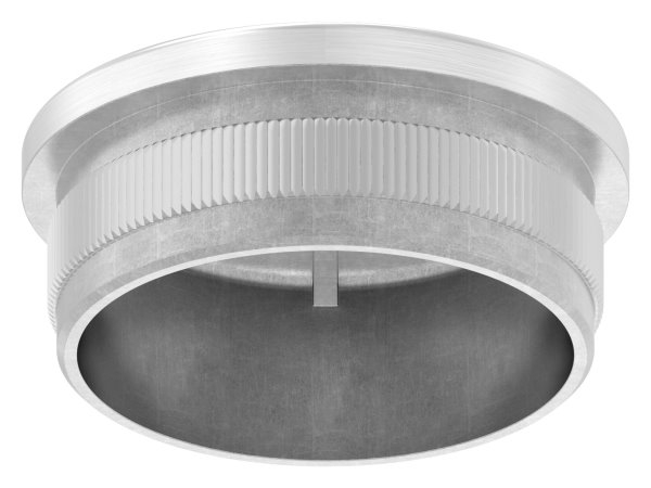 Einsteckkappe Edelstahl V2A fuer Rohr Ø 42-4x2-0 mm gewoelbt zum Einschlagen-11-5211.4