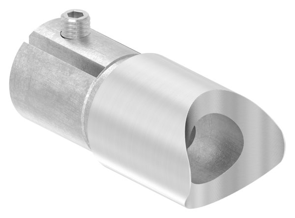 Anschlussstueck 90° V2A fuer Rohr Ø 33-7 mm mit Klemmschraube-11-3386.4-STUeCK