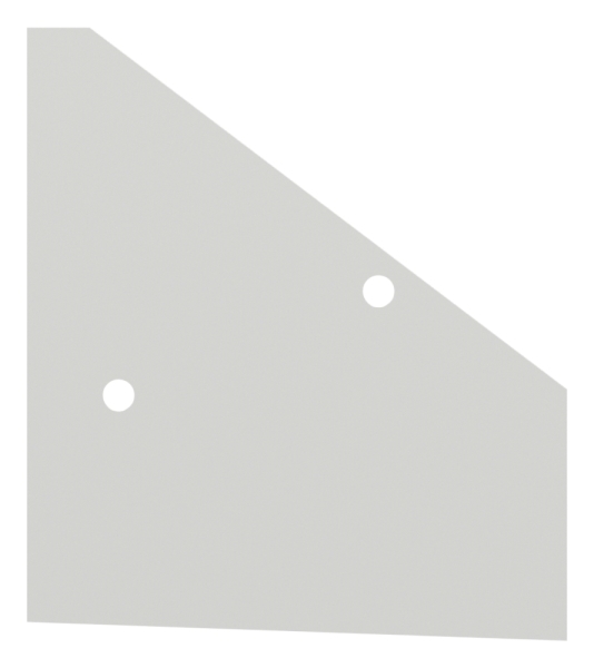 Endkappe rechts fuer eleganza canopy- E4-EV1-88-11VDE-EK-RE.ALU