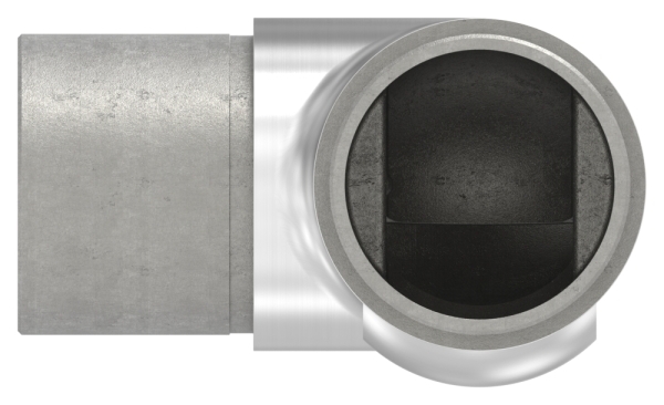 Pièce d'articulation droite, pour tube 42,4 x 2,0mm, V2A