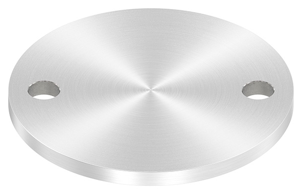 Ankerplatte Ø 100 x 6 mm mit 2 Bohrungen á Ø 11 mm V2A-11-2263R.4