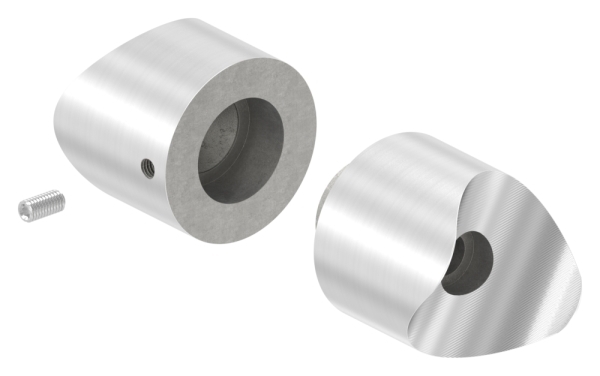 Raccord réglable pour tube rond Ø 42,4 mm V2A