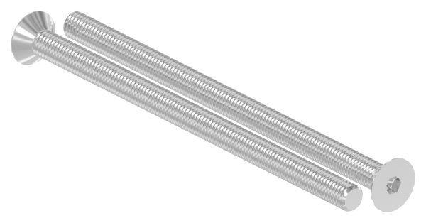 Senkkopfschraube Edelstahl V2A M8x140 Innensechskant ISO 10642 Vollgewinde-88-1158316-240.140