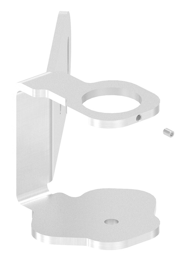 Fixation murale pour poteau de garde-corps pour tube 42,4 mm