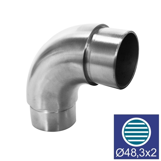 Rohrbogen 90° 48,3X2mm V2A