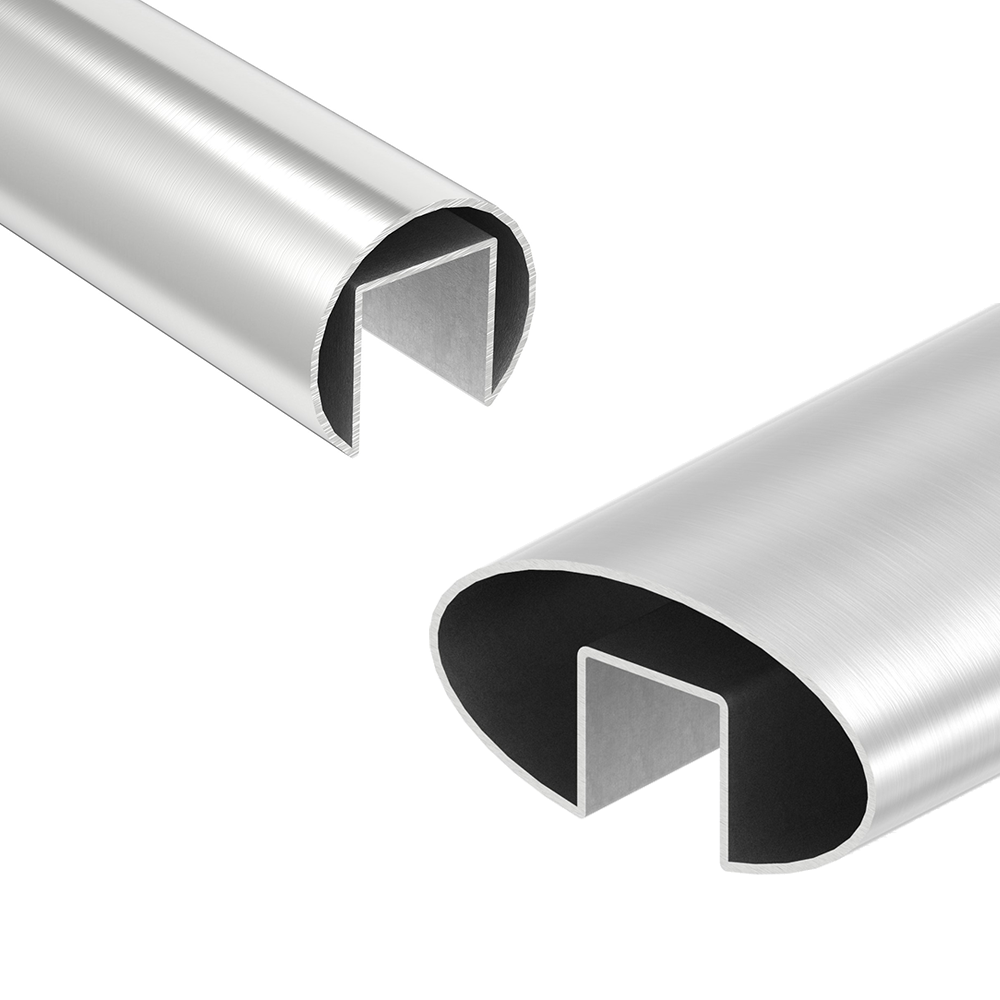 Tube rainuré | Rond / Ovale
