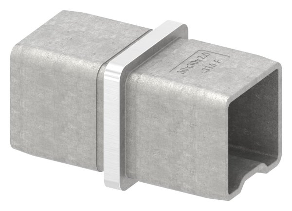 Connecteur pour tube 30x30x2mm, V4A