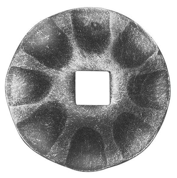 Rosette - Zierteil -  Ø 65x3 mm - Stahl -Roh- S235JR-30-2630.8