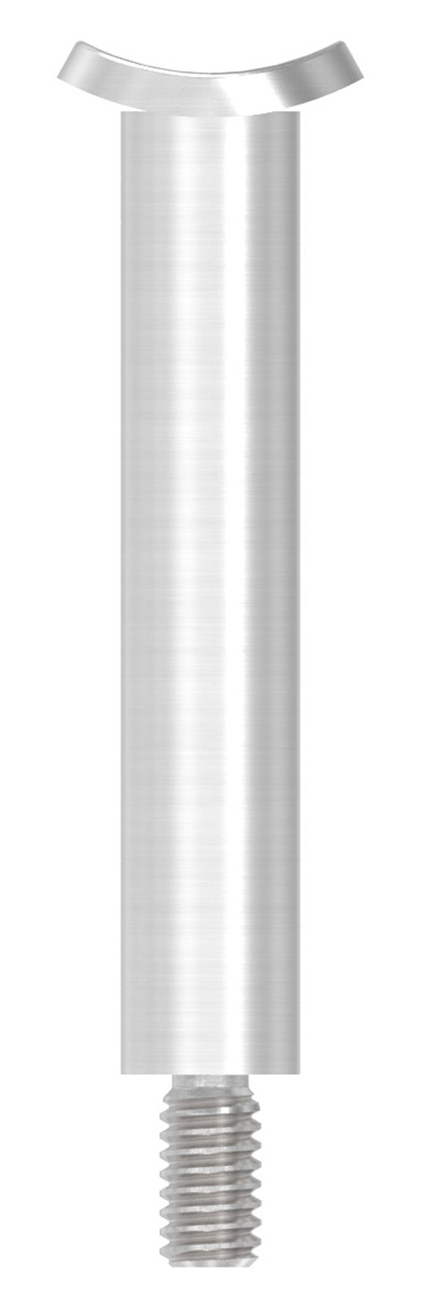 Goupille avec plaque de retenue | Raccord : Ø 42.4 mm | V2A