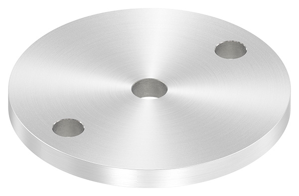 Ankerplatte Ø 100 x 8 mm mit Zentrierbohrung- Ø 12-5 mm V2A-11-2225R.4