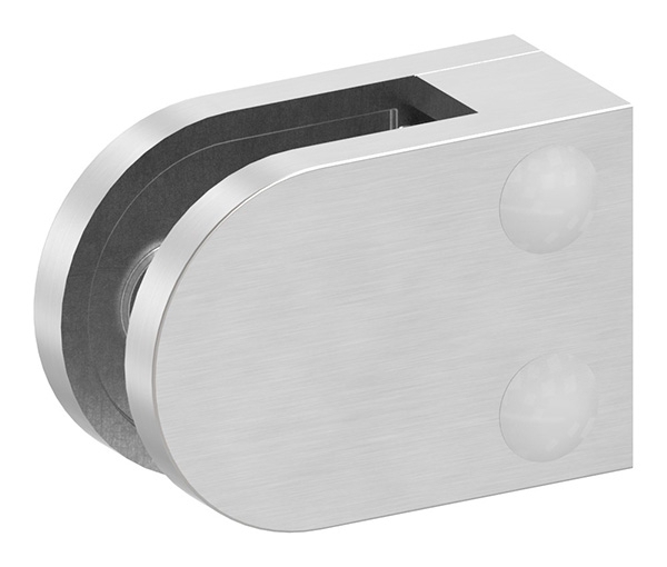 Glasklemme 40x28x17-4 mm Ø 33-7 mm- fuer 8-76 mm VSG Glas-10-MODELL16-3.8