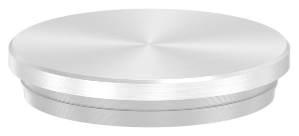 Bouchon plat V2A matériau plein pour Ø 40,0x2,0 mm - version mince conique Bouchon plat V2A matériau plein pour Ø 40,0x2,0 mm - version mince conique