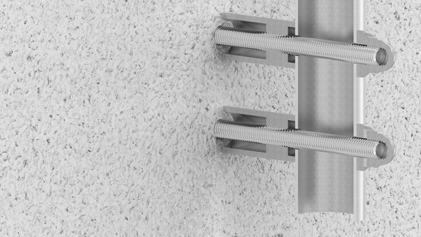 Entretoise pour tube 48.3mm, longueur 75mm, V2A
