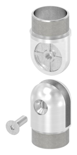 Pièce d'articulation pour tube rond Ø 42.4x2.0 mm V2A