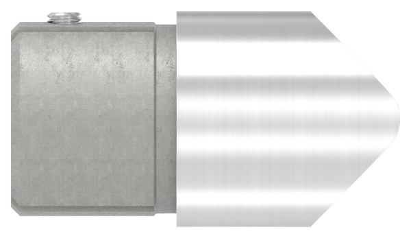 Pièce de raccordement 90° pour tube rond Ø 48.3x2.6 mm V2A
