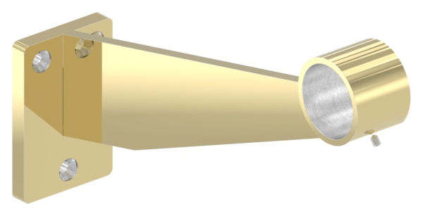 Support de rampe / main courante pour tube 33,7mm, laiton