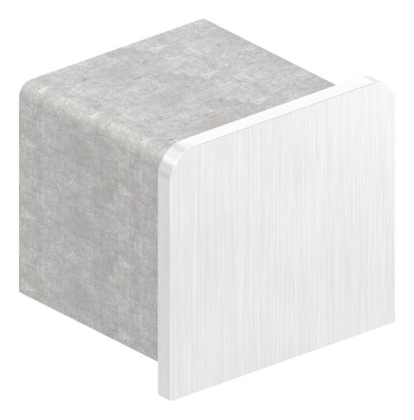 Endkappe fuer Edelstahl-U-Profil -EASY- 80530-XXX- V4A-88-1180530-V4A.EK