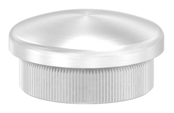 Einsteckstopfen V2A fuer Rohr Ø 26-9x2-0 mm- gewoelbt- massiv-11-5021.4