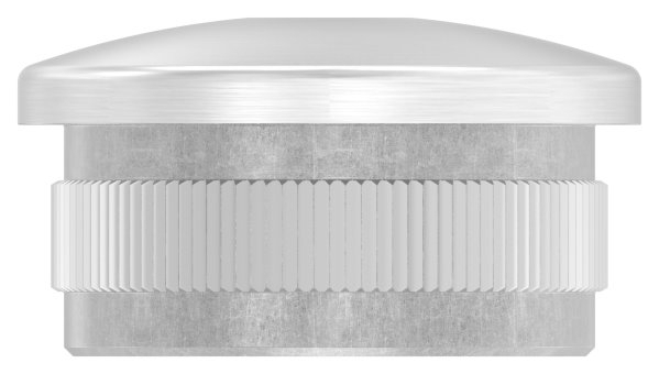 Rohrstopfen fuer Ø 33-7x2-0 mm leicht gewoelbt mit M8 zum Einschlagen V2A-11-5230.4