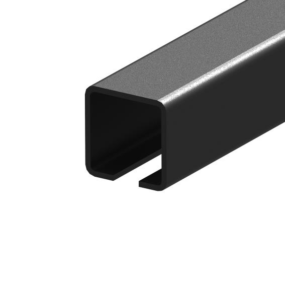 Laufschiene C-Profil Stahl roh 80 x 80 x 5 mm L=3000 mm fr Schiebetore-89-11H0280X80FE3000-A.4