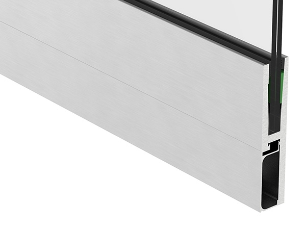 Profilé aluminium | MASSIVE2 | longueur : 6000 mm | montage latéral | aluminium