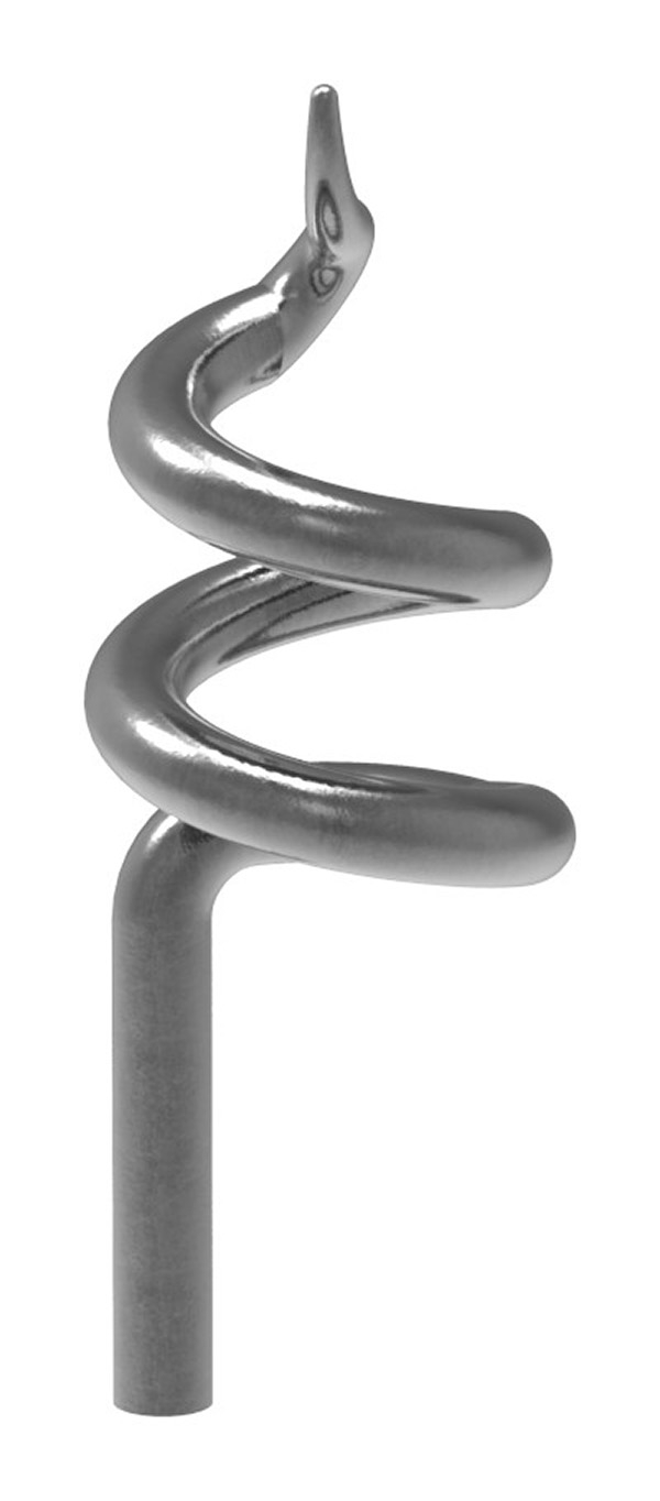 Weinornament - Masse- 30x50 mm - Material- Ø 6 mm - Stahl S235JR- roh-30-2667.8