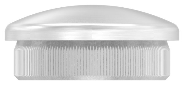 Bouchon légèrement bombé V2A matériau plein pour Ø 35,0x2,0 mm