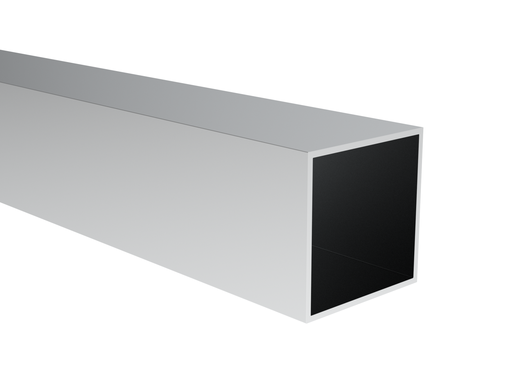 Aluminium Vierkantprofil 80 x 80 x 3 mm Laenge 6000 mm Rohzustand-89-11AL80X80X36000-A.4