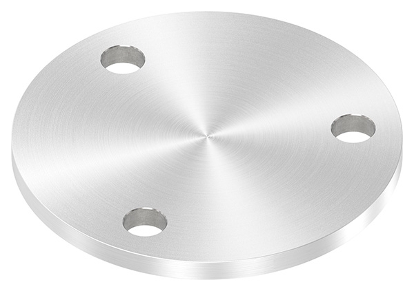 Ankerplatte Ø 100 x 6 mm mit 3 Bohrungen á Ø 11 mm V2A-11-2260R.4