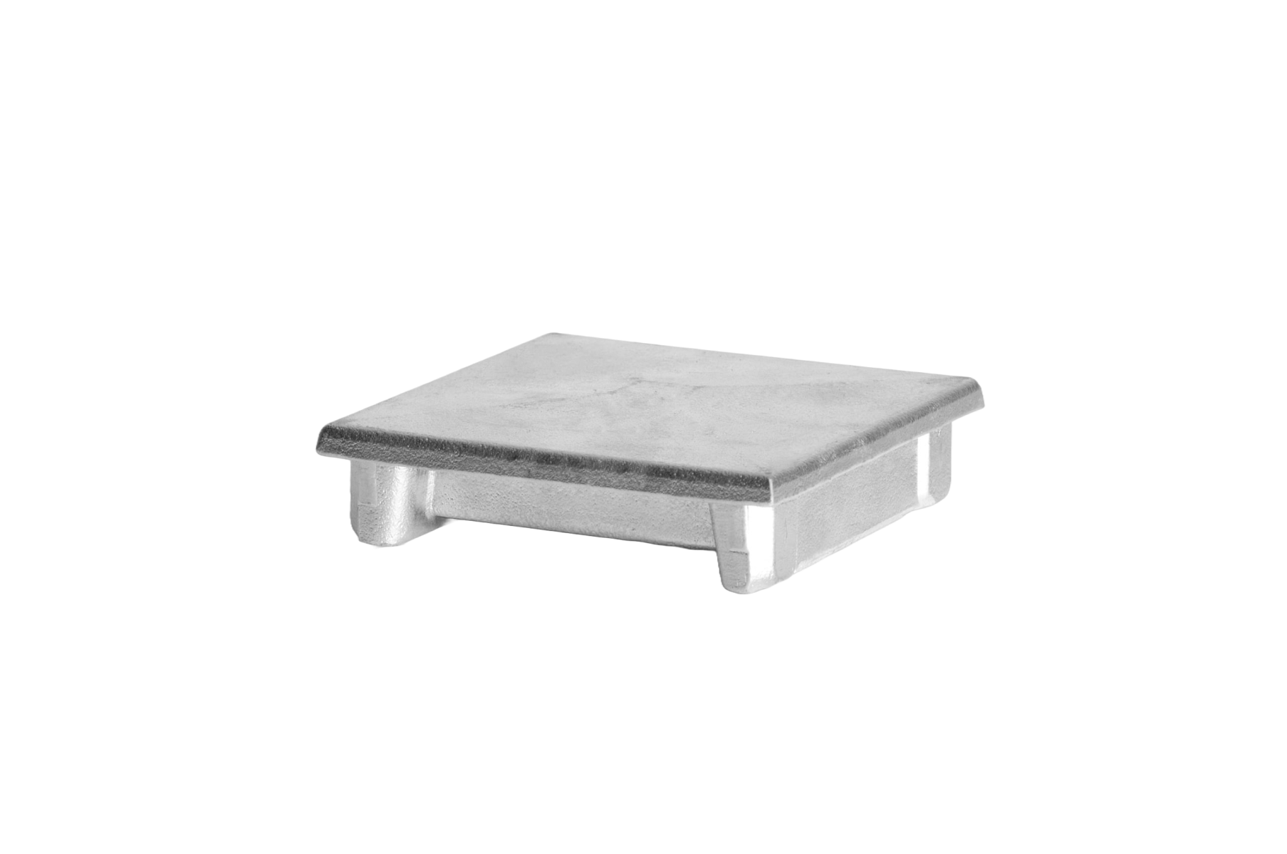 Pfostenkappe Aluminium 80 x 80 mm flach natur-89-11FGC80X8001N-A.4