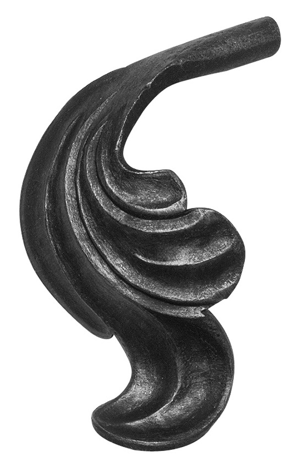 Baroque rural | Dimensions : 110x70 mm | Acier S235JR, brut
