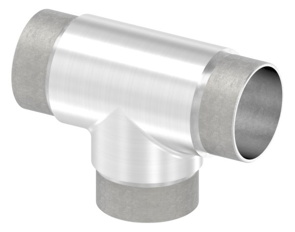 Pièce en T à sorties égales pour tube rond Ø 48.3x2.0 mm V2A
