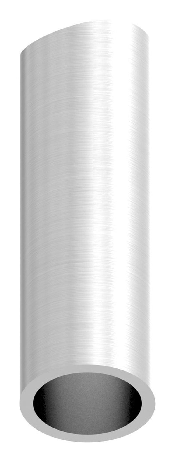 Distanzhuelse Edelstahl V2A L = 60 mm fuer Rohr Ø 42-4 mm einseitig ausgefraest-88-1150132.DH60